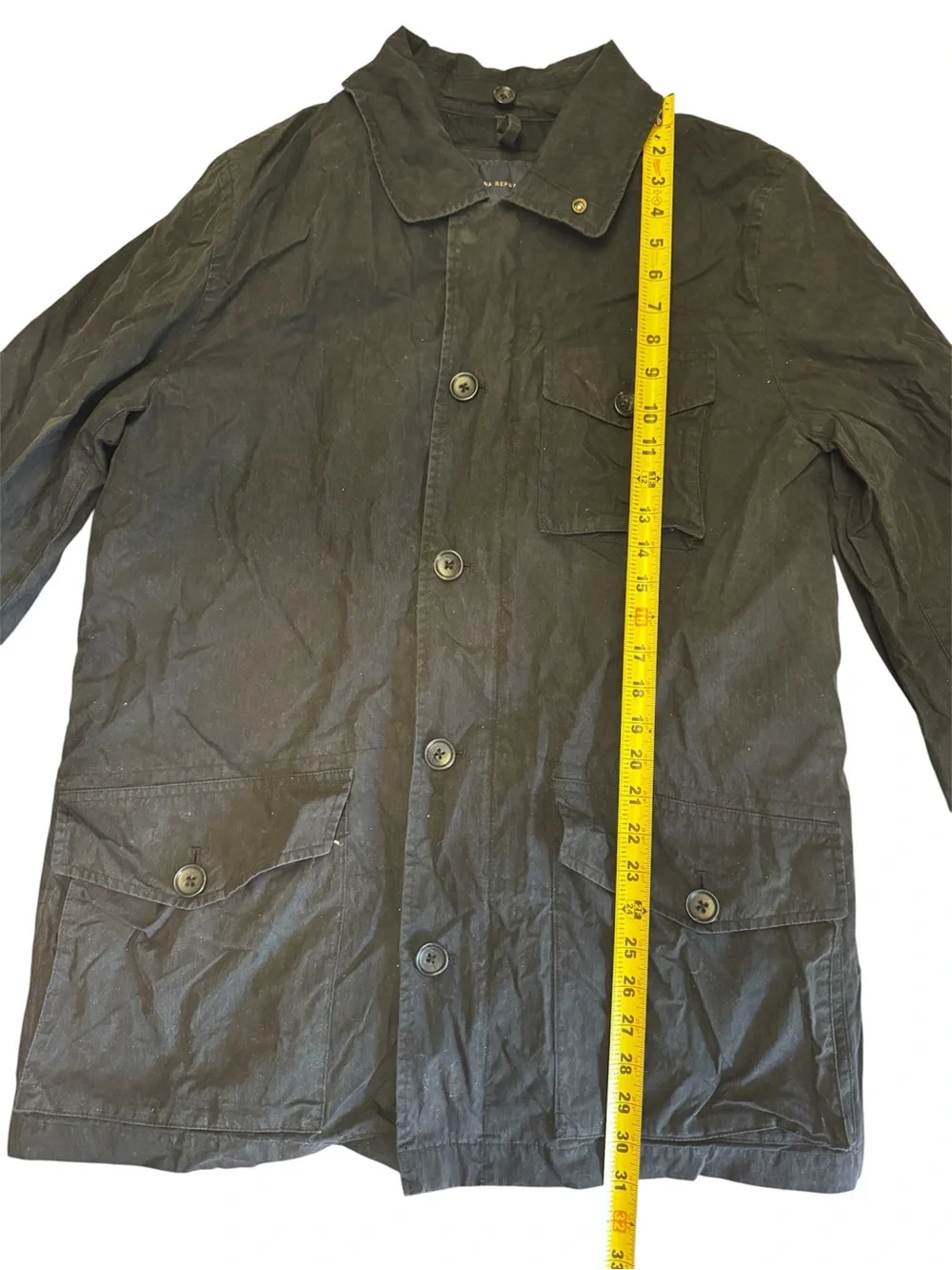 Banana Republic Mens Size M Full Zip Jacket Black